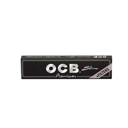 Picture of OCB Silver KS  Premium Papers + tips(black) x32